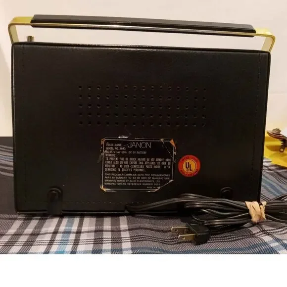 Vintage Janon Solid State AM/FM /TV1 Model No. #2843